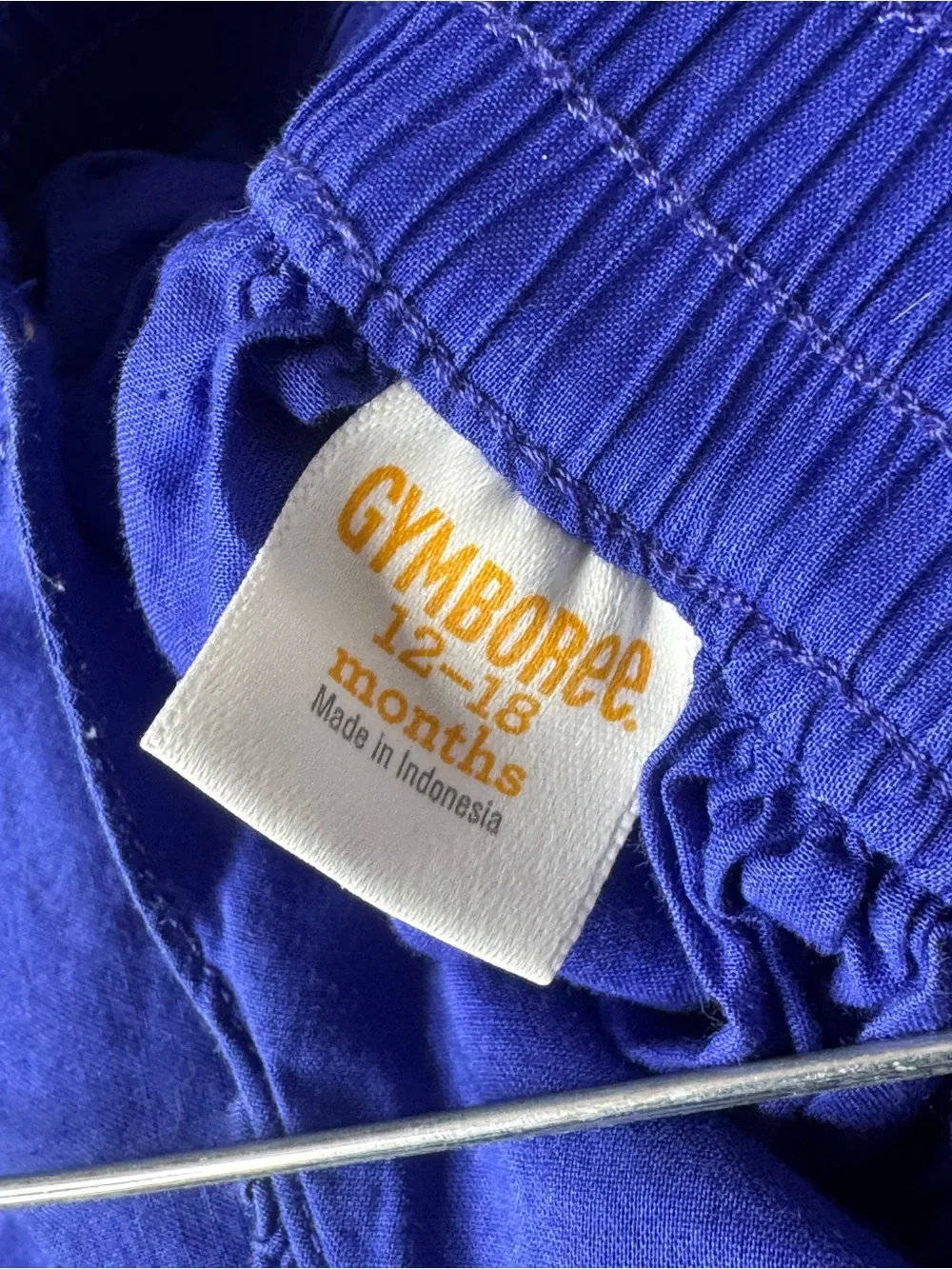 Gymboree Royal Blue Sundress with Rainbow, Sun & Cloud Appliqués